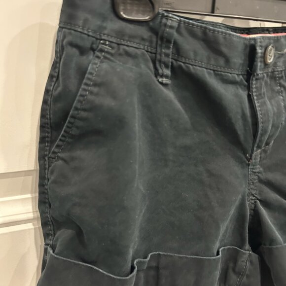 Old Navy Womens Black Low Rise Rolled Hem Cotton Shorts Size 6 Casual - Picture 4 of 10